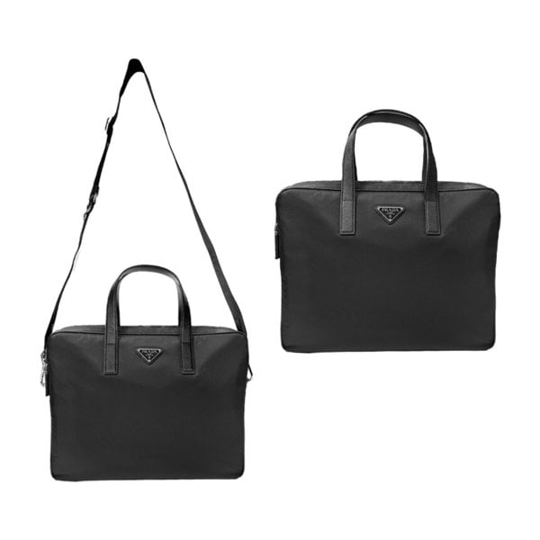 프라다 나일론 브리프케이스 서류가방 2VE368 2DMH F0002 블랙