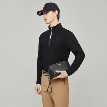 BOSS GOLF 오블리크 큐브 파우치 MAN BLACK