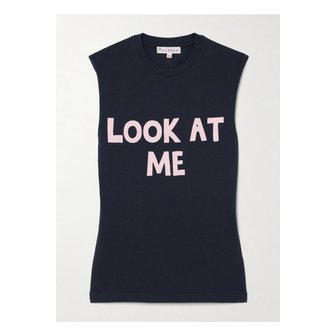 제이더블유앤더슨 룩 앳 미 프린트 코튼 저지 탱크 블루 1647597355987151