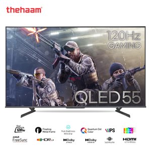 더함 55인치 우버 GEAR UG551QLED 55인치 IPS 안드로이드 TV 퀀텀닷 120Hz 스마트 TV