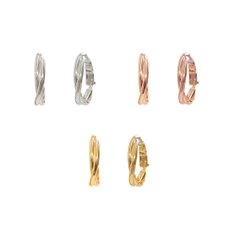 EG353 Two Line Twist earring