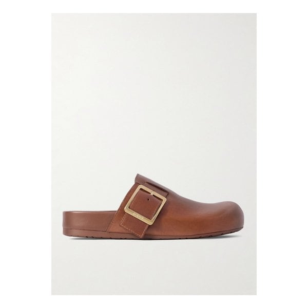이즈 버클 가죽 뮬 브라운 1647597352791453
