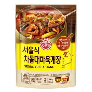  오뚜기 서울식 차돌대파육개장 500g