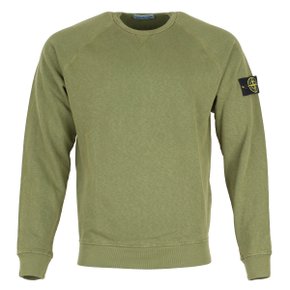 남성 면 맨투맨 티셔츠 761566360 V0158 (OLIVE GREEN)