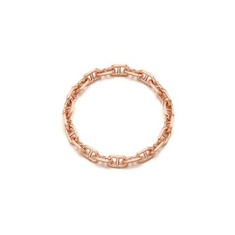 티르리르 스플릿 실버핑크 체인반지 TRSSVP13497M