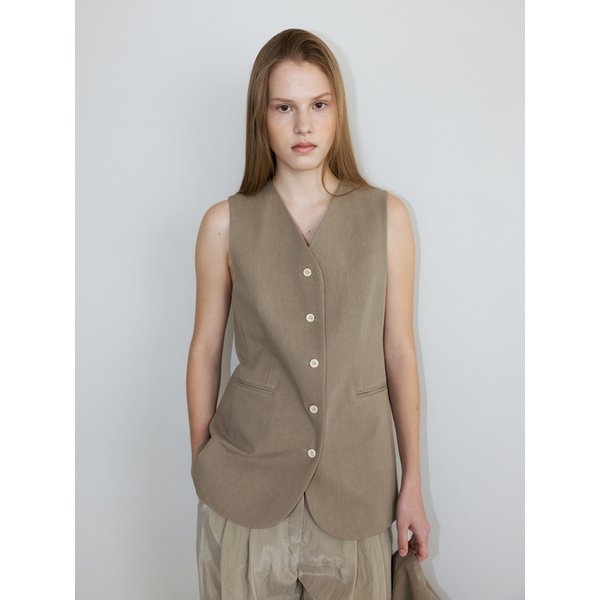 LEBED COTTON VEST (MOSS)