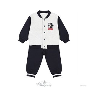 [디즈니베이비 F/W ]미키오픈야구점퍼상하(NAVY)