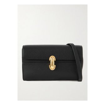 사베트(SAVETTE) 사베트 시메트리 미니 텍스처 가죽 숄더 백 블랙 46376663162908816