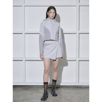 샐러드볼즈 COLORWAY MINI SKIRT [LIGHT GREY]