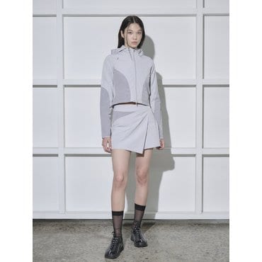 샐러드볼즈 COLORWAY MINI SKIRT [LIGHT GREY]