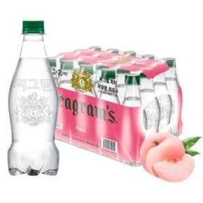 씨그램 피치 라벨프리 무라벨 450ml 20개