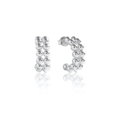 [Silver925] WE020 Silver bubble earring