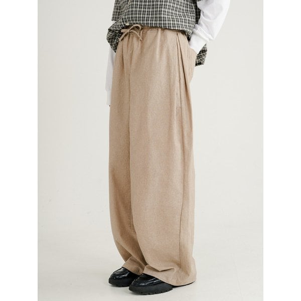 턴 다잉 라이크린넨 밴딩팬츠 베이지 JNLP7717