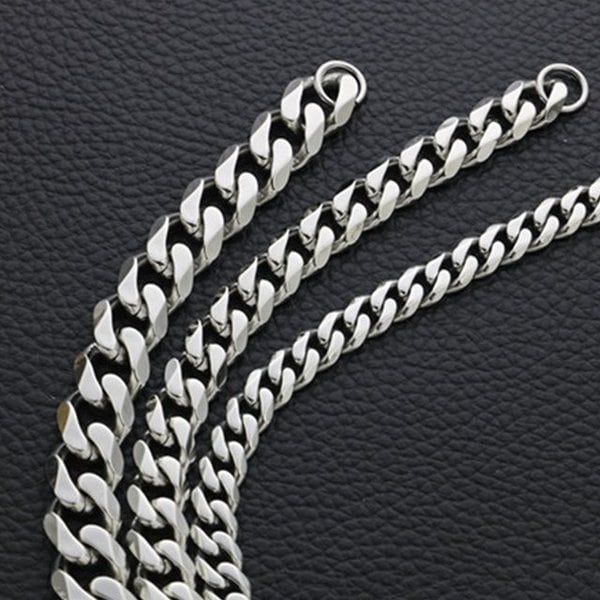 써지컬스틸 남녀공용 각체인 팔찌(8mm) (WFHN6NJ)