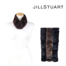 [질스튜어트] JILLSTUART 엘라밍크 퍼 머플러 JEFH080BKF