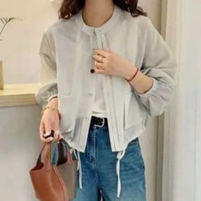 델슈 시스루 썸머 스트링 자켓