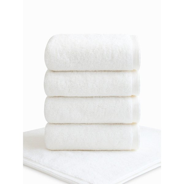 다니엘 30수 190g 호텔수건 5매 아이보리