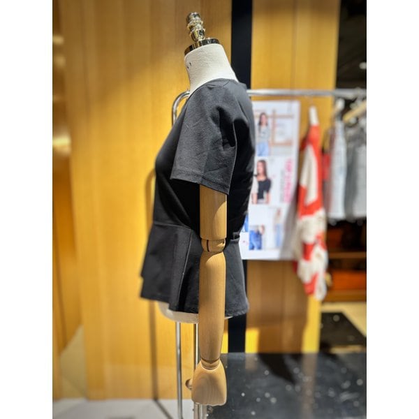 [시흥점] 여성 언발 밑단 라운드 티셔츠 (ES2JT300)