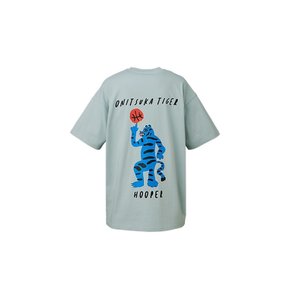 오니츠카타이거 남녀공용 오버사이즈 그래픽 반팔 티셔츠 라이트 그레이 2183B533.020