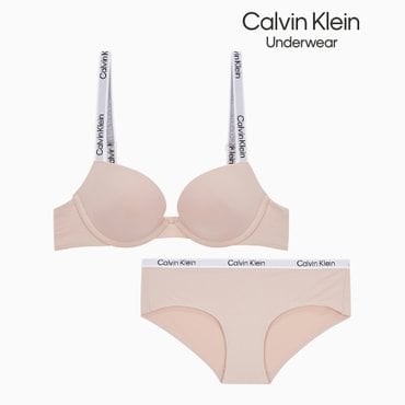 Calvin Klein Underwear 여성 테일러드 로고 SET(QF6866AD-QF6867AD-TRN)