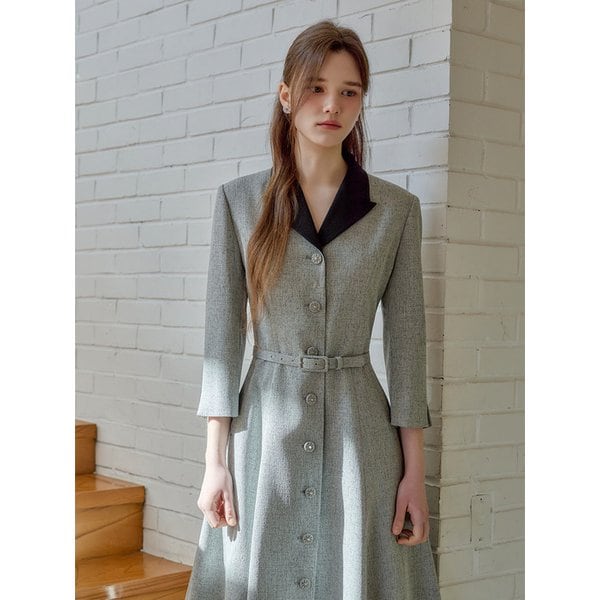 [Y]SS Calla139 쉬비긴즈 조 트위드 원피스 보카시블랙