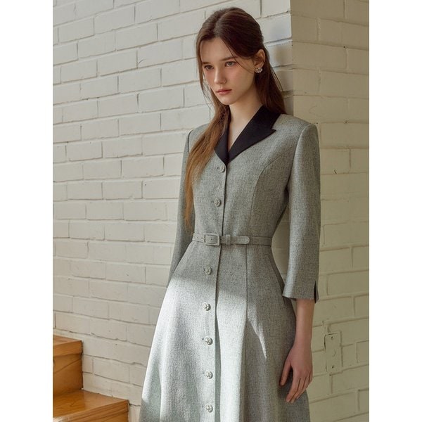 [Y]SS Calla139 쉬비긴즈 조 트위드 원피스 보카시블랙