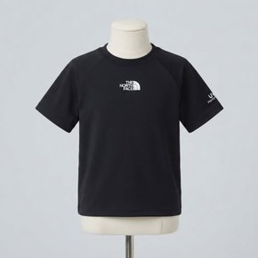 노스페이스 키즈 키즈 서프 반팔 티 BLACK NT7US18S