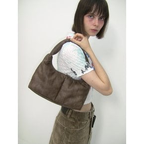 Soft Basket Hobo Bag (S)(brown)