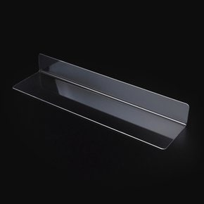 세모소 냉장고거치판 구분프레임 엘타입진열홀더 구분분리패드 아크릴 25X6CM 1개