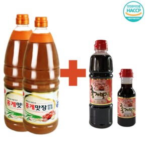 홍게간장 만능진국 1.8L 2EA + 레드 700ml 세트