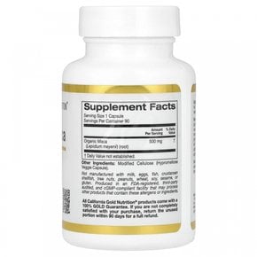 캘리포니아골드뉴트리션 CGN 마카 500mg 90정