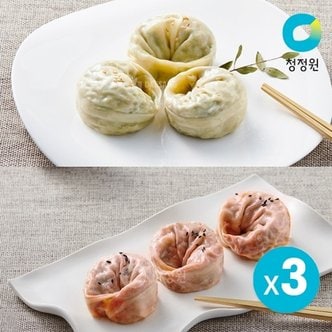 청정원 민속 왕만두/김치만두 770g x 3봉