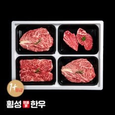 [산지직송] 1+등급 한우로스후레쉬우호1.6kg(신세계가방)