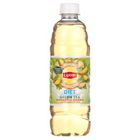 [해외직구] Lipton 립톤 디아이이티 파인애플 망고 그린티 음료 보틀 500ml 12입