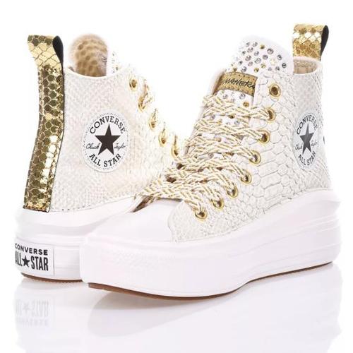 컨버스 스니커즈 2691 CONVERSE MOVE GOLD SKIN White