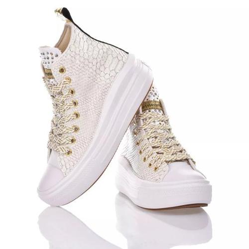 컨버스 스니커즈 2691 CONVERSE MOVE GOLD SKIN White