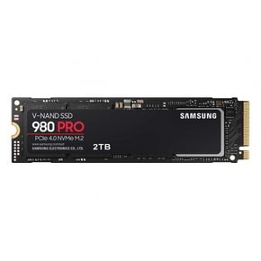 SAMSUNG 980 PRO 2TB PCIe NVMe 4세대 내장 게임 SSD M.2 (MZ-V8P2T0BAM)