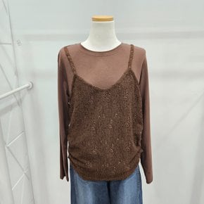 레이스 뷔스티에 티셔츠(MQ7WTS12)_YS