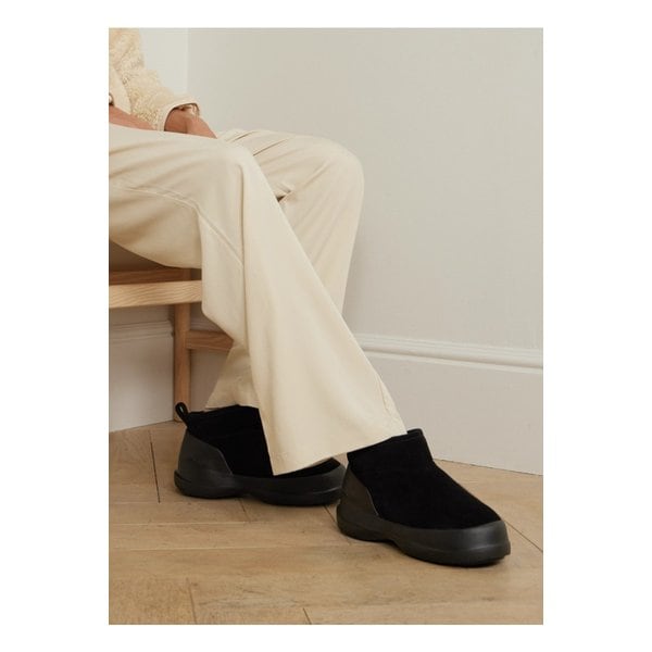 문부츠 루나 로우 스웨이드 부츠 블랙 1647597339467186