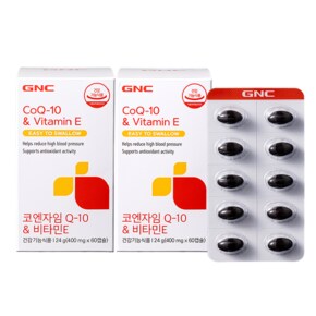 코엔자임Q10 & 비타민 E 2개 세트 / 4개월분