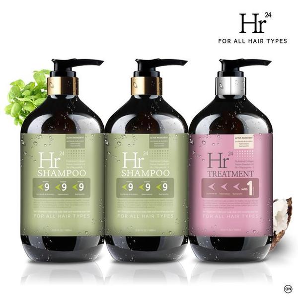 [Hr24]단백질 대용량 샴푸 2개 +트리트먼트 1개 총 3000ml(1)