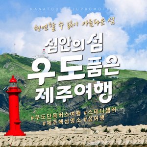 하나투어제주 [제주] 버스투어 3일 우도 단독버스투어 오설록 아이스크림제공 제주 핵심명소 식사 ALL 포함 섬여행