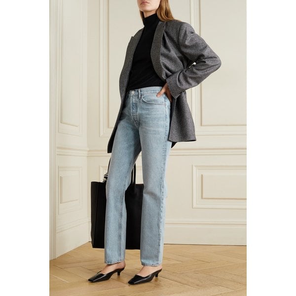 Net Sustain 라나 미드 라이즈 스트레이트 레그 진 27086482323058871