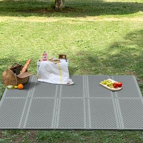 발포 프리미엄 캠핑매트 이너매트 엠보싱 가방포함 대형 200x140cm 그레이..