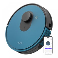 OKP 4000Pa LDS WiFi App Alexa 로봇 청소기 초강력 흡인 레이저 센서 청소 로봇 180분간 자동