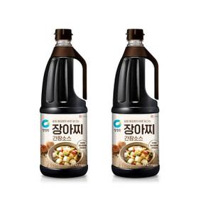 청정원 장아찌간장소스, 1.7L, 2개