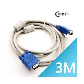 C1113 Coms 보급형 모니터 RGB 케이블 3M - M/M 타입