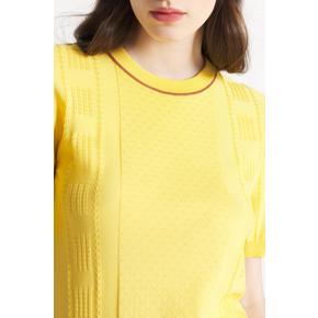 SHANON – KNIT TOP_Yellow_LSTA1PO08W