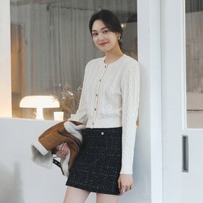 [24 F/W] 잇미샤 라운드넥 케이블 가디건 ITOAZCD720