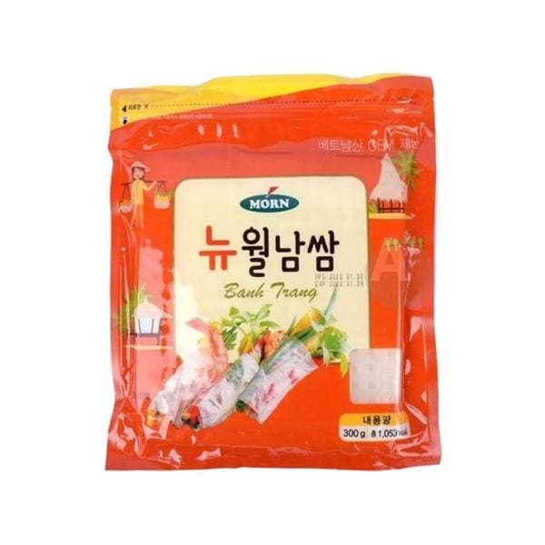 확대된 대표 몬 뉴월남쌈 16cm 사각 300g 라이스페이퍼 월남쌈피(1)